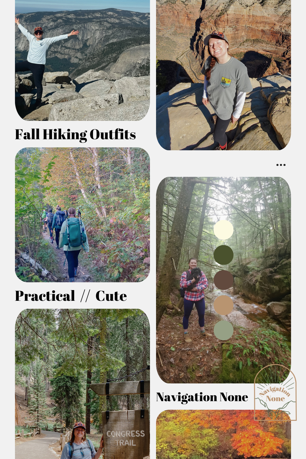 Guide to Cute and Practical Fall Hiking Outfits - Navigation None