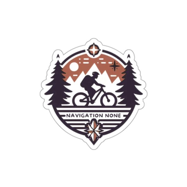 Navigation None Mountain Biking Sticker